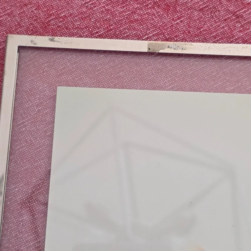 4x6 inch Tabletop Photo Frame - Silver Metal, Glass